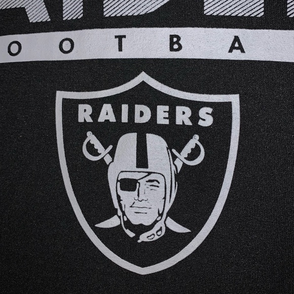 🏈⚔️🏴‍☠️☠️ Las Vegas Raiders Stacked NFL Football Hoodie ☠️🏴‍☠️⚔️🏈 - Picture 6 of 11